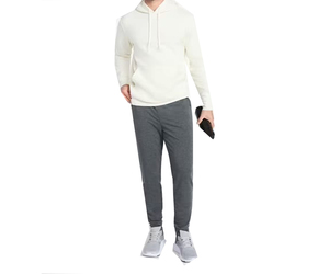 Sudadera con Capucha 100% Algodón 300g, Transpirable, Informal, para Otoño, Color Sólido, Sudadera con Capucha para Hombre, Logotipo Frontal Personalizado, Diseño Personalizado - Product Image 2