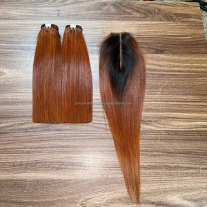 Produits capillaires vietnamiens en gros : Lots de cheveux humains bruts avec closure en dentelle pour perruques de cheveux humains, frontale en dentelle, cuticules intactes - Product Image 1