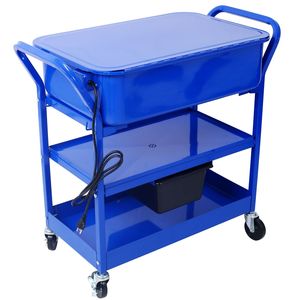 Lavatrice Mobile per Parti Auto Resistente da 20 Galloni con Soluzioni di Pulizia a Base d'Acqua - Product Image 2