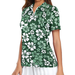 Polo de golf moderno para mujer, con ajuste cómodo, fabricado con tela refrescante que permite la libertad de movimiento para el recreo. - Product Image 1