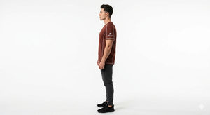 เสื้อยืดโอเวอร์ไซส์ผู้ชาย แขนยาวสองชั้น ผ้าถักทันสมัย พิมพ์โลโก้ได้ตามต้องการ ทรงพอดีตัว - Product Image 4