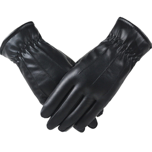 Guantes de Conducción de Invierno de Cuero de Alta Calidad, Protección para las Manos, Profesionales, Unisex, con Pantalla Táctil - Product Image 1