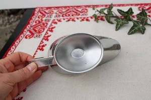 Hot Selling Stainless Steel Gravy Boats Vintage Silver <b>Sauce</b> Gravy Boats Home Kitchen Gravy Boats From India - Product Image 2