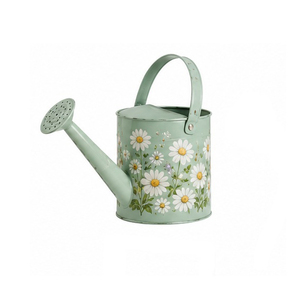 บัวรดน้ำโลหะลายดอกเดซี่สำหรับทำสวน ทนทาน ความจุ 1.5 ลิตร - Product Image 1