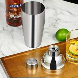 Shaker à cocktails et mélangeur à margaritas en acier inoxydable avec passoire intégrée, ensemble d'outils de bar pour boissons mélangées - Product Image 3