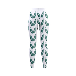 Custom Women's Sports Leggings Solid Front Sublimation Eco-Friendly Quick Dry Gym Fitness Wear - Product Image 6