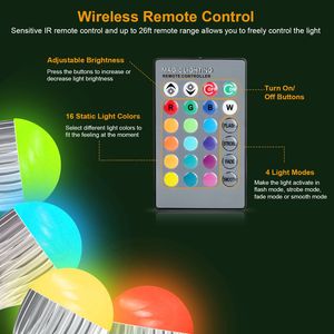 Lampadina LED Smart RGB E27 da 9W con 16 colori modificabili e telecomando IR a 24 tasti - Product Image 5