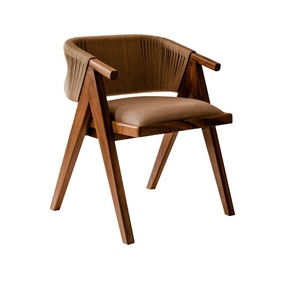 Chaise de salle à manger en bois moderne au design unique, faite à la main, avec des cordes, écologique, durable, pour la maison, le bureau, le restaurant - Product Image 2