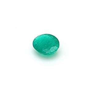 Esmeralda Verde Ovalada Creada en Laboratorio, Piedra Preciosa Suelta Certificada de 7.20 Quilates, 12x14.7mm, para Producción de Joyería Personalizada - Product Image 2