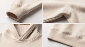 Sweat à capuche pour homme en coton 100% lourd, sur mesure, nouvelle mode, respirant, chaud pour l'hiver - Product Image 5