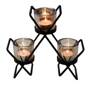 Candelabro Creativo de Metal con Forma de Árbol de Navidad, Centro de Mesa Vintage de Hierro Bronce para Fiestas, Soporte para Velas al por Mayor - Product Image 6