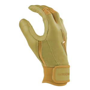 Gants de frappeur de baseball en cuir à séchage rapide, conception OEM personnalisée, fermeture auto-agrippante, couleur personnalisée, logo personnalisé, durables - Product Image 1