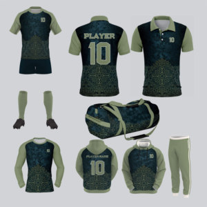 Ensemble d'uniformes de rugby personnalisés pour hommes, nom du joueur sur le devant, orange, noir, blanc, rayé, imprimé par sublimation, 100% polyester respirant, short - Product Image 1