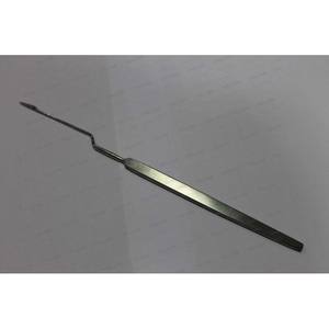 Aguja Vaslcare Lucae Tympanum manual de acero inoxidable alemán con mango de bayoneta y mandíbula de diamante para cirugía de miringotomía ORL - Product Image 1