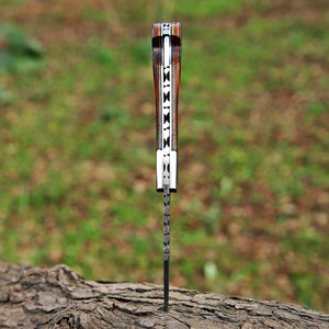 Premium Forged Damascus Back <b>Lock</b> Pocket <b>Knife</b> Handmade EDC Folding Outdoor Gear Factory Direct Industrial Grade - Product Image 4