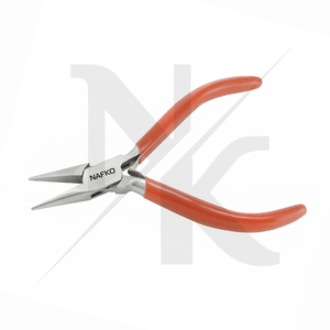 Pince à bec de 130 mm de haute qualité pour bijoux, outil professionnel de perlage, en acier inoxydable, Nafko Industry NK-8001 - Product Image 6