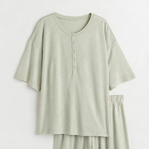 Home wear Women Sleepwear Women Casual Night Dress Hot Sale Factory Price Women <b>Pajamas</b> Set - Product Image 6