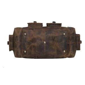 Sac de voyage et de sport en cuir pleine fleur multifonction, dernier design, avec logo personnalisé, pour homme, 50-70L, en promotion - Product Image 4