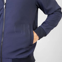 Blouson d'hiver décontracté moderne unisexe léger écologique confortable pour usage quotidien avec col montant, doublure douce et fermeture éclair fluide