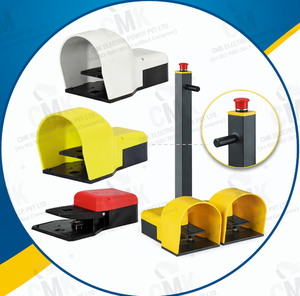 Interrupteur à pédale CMK avec couvercle - 1NO+1NC, fonctionnement mains libres pour un fonctionnement sûr, rapide et fluide des machines CNC - Product Image 3