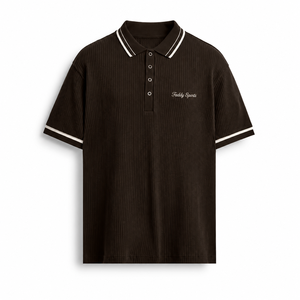 เสื้อโปโลชายแบบมีโลโก้สั่งทำ แขนสั้นทรงเข้ารูป สไตล์วินเทจ ผ้าฝ้ายระบายอากาศดี แต่งขอบตัดสี เหมาะสำหรับเล่นกอล์ฟ - Product Image 2