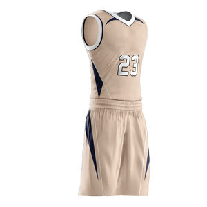 Uniforme de basket-ball unisexe de haute qualité, confortable, uni, vêtements de sport pour hommes avec logo personnalisé, prix de gros - Product Image 3