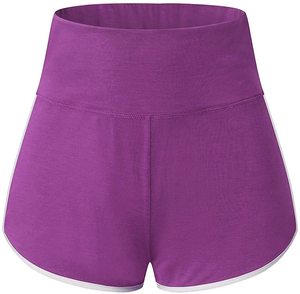 Shorts de yoga sans couture taille haute pour femmes, grande taille, personnalisés, avec compression et effet froncé, respirants, pour la course et le fitness - Product Image 2