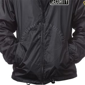 Security Jacket Men's Casual Winter Jacket Black Vis Clothing Softshell Safety Guard Work Wear Jacket Min order 2 pieces - Product Image 6