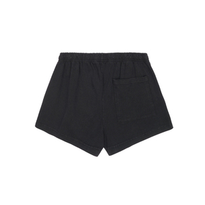 Nouveaux shorts de sport pour femmes, style universitaire, en molleton de coton premium, grammage lourd 450 GSM, avec ceinture élastique, personnalisation de marque OEM - Product Image 4