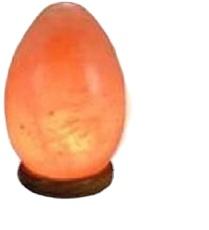 Lampe élégante en sel de l'Himalaya pur de style bois 100% avec belle sculpture de fleurs artisanat naturel - Product Image 1