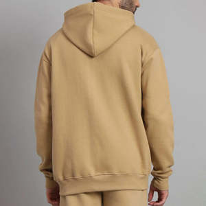 Sweat-shirts personnalisés OEM couleur fauve pour hommes, qualité supérieure à bas prix, taille et logo personnalisés, nouveaux sweats à capuche pour hommes. - Product Image 3