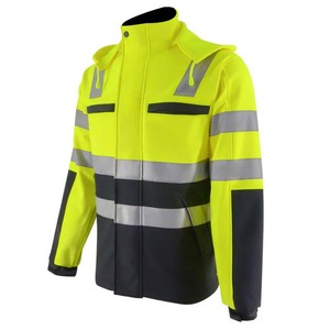 Winter Waterproof High Visibility Reflective Safety Clothes <b>Worker</b> Coat Uniform Traffic Coal Security Workwear Hi Vis <b>Jacket</b> - Product Image 5