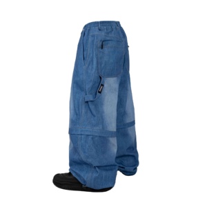 Pantalon de ski/snowboard unisexe OEM pour l'hiver, respirant, Polartec -Tex, imperméable 10 000 mm, coupe-vent, isolation en polaire, neige - Product Image 4