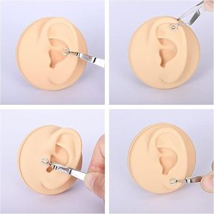 Ear <b>Piercing</b> Forceps Cartilage Helix Tragus <b>Piercing</b> Pliers <b>Clamps</b> Stainless Steel Body <b>Piercing</b> Forceps Tattoo <b>Clamp</b> Hemostatic - Product Image 4
