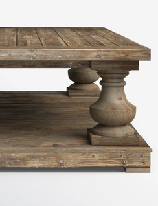 Mesa de centro de madera diseñada a medida con incrustaciones de patrones, que ofrece una pieza de lujo para hogares sofisticados. - Product Image 6