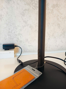 Modern metal LED 10W <b>table</b> lamp with push dimmer and 330-degree rotation. - Product Image 5