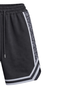 Shorts de basket-ball pour hommes noir et gris, respirants, à séchage rapide, pour le sport, la gym, l'entraînement, la course à pied, shorts athlétiques, fabricant OEM personnalisé - Product Image 2