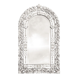 Miroir mural baroque antique de luxe |   Miroir décoratif vénitien |   Grand miroir vintage pour salon, chambre à coucher, entrée - Product Image 1