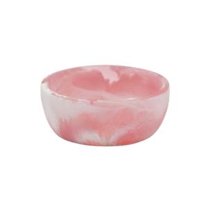 Bol de service tourbillonné en résine rose de vente chaude Bol en résine décoratif pour la salle à manger et la cuisine Design tourbillonné unique - Product Image 1