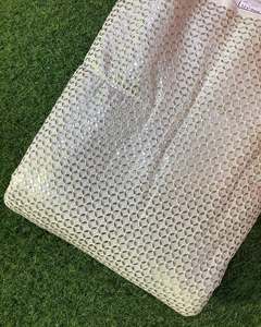 High Quality Sequin Embroidery Fabric 3D Floral Lace Fabric for Evening Dress Wedding Gown Garment - Product Image 4