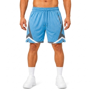 Shorts d'entraînement personnalisés pour hommes, respirants, en mesh, pour la gym, le fitness, la course à pied, le basketball, la musculation, OEM, ODM, marque privée, usine - Product Image 1