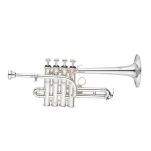 Trompeta Piccolo de Latón de Calidad Superior en Tono BB, con Múltiples Colores Dorados, Ideal para Principiantes, Instrumento Musical - Product Image 4