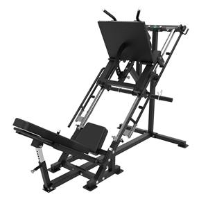 Machine de musculation multifonction compacte et sécurisée pour squats, soulevés de mollets et press à jambes, à charge par plaques d'acier, pour la vente en gros - Product Image 5