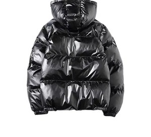 Veste d'hiver unisexe rembourrée épaisse 100% polyester/nylon imperméable coupe-vent chauffante à capuche camouflage patchwork broderie personnalisée - Product Image 3