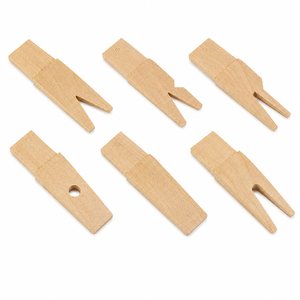 Pieu de banc en bois conique à rainures en V et en U pour la fabrication de bijoux, le travail manuel et l'atelier, personnalisable ZETOMEDPRO - Product Image 1