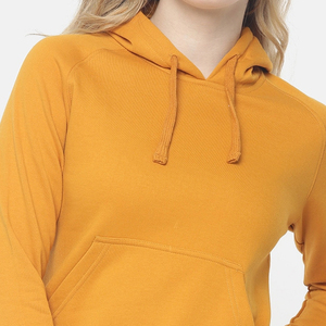 Sudadera con Capucha Personalizada para Mujer, Manga Larga, Color Sólido, Tejida, Transpirable, con Bolsillos, Corte Regular, para Otoño - Product Image 5