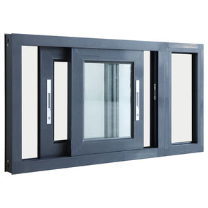 Fabricant professionnel vietnamien de portes coulissantes en verre à double vitrage, profilés fins en aluminium, pour salles de bain modernes. - Product Image 1