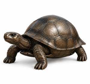 Estatua de Tortuga de Bronce de Tamaño Real, Diseño Famoso, Escultura de Animal para Jardín, Parque, Paisaje, Decoración de Patio - Product Image 1