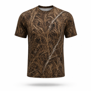 T-shirt de chasse camouflage à manches longues pour homme, personnalisé, séchage rapide, tactique, pour l'extérieur, été, vente en gros - Product Image 6