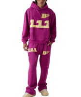 Ensemble survêtement TITAN TREAD WEAR pour enfants en molleton 100% coton, sweat à capuche et pantalon oversize, broderie, impression numérique, anti-UV